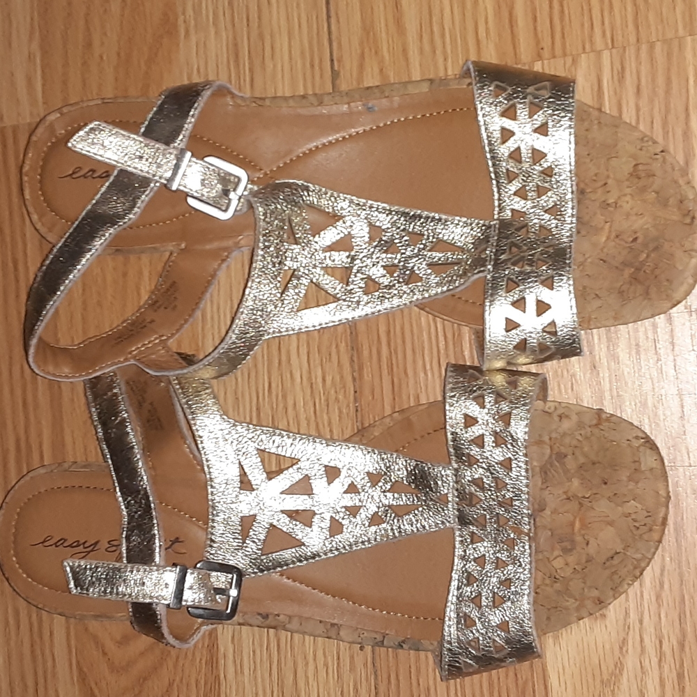 EasySpirit gold Sandals